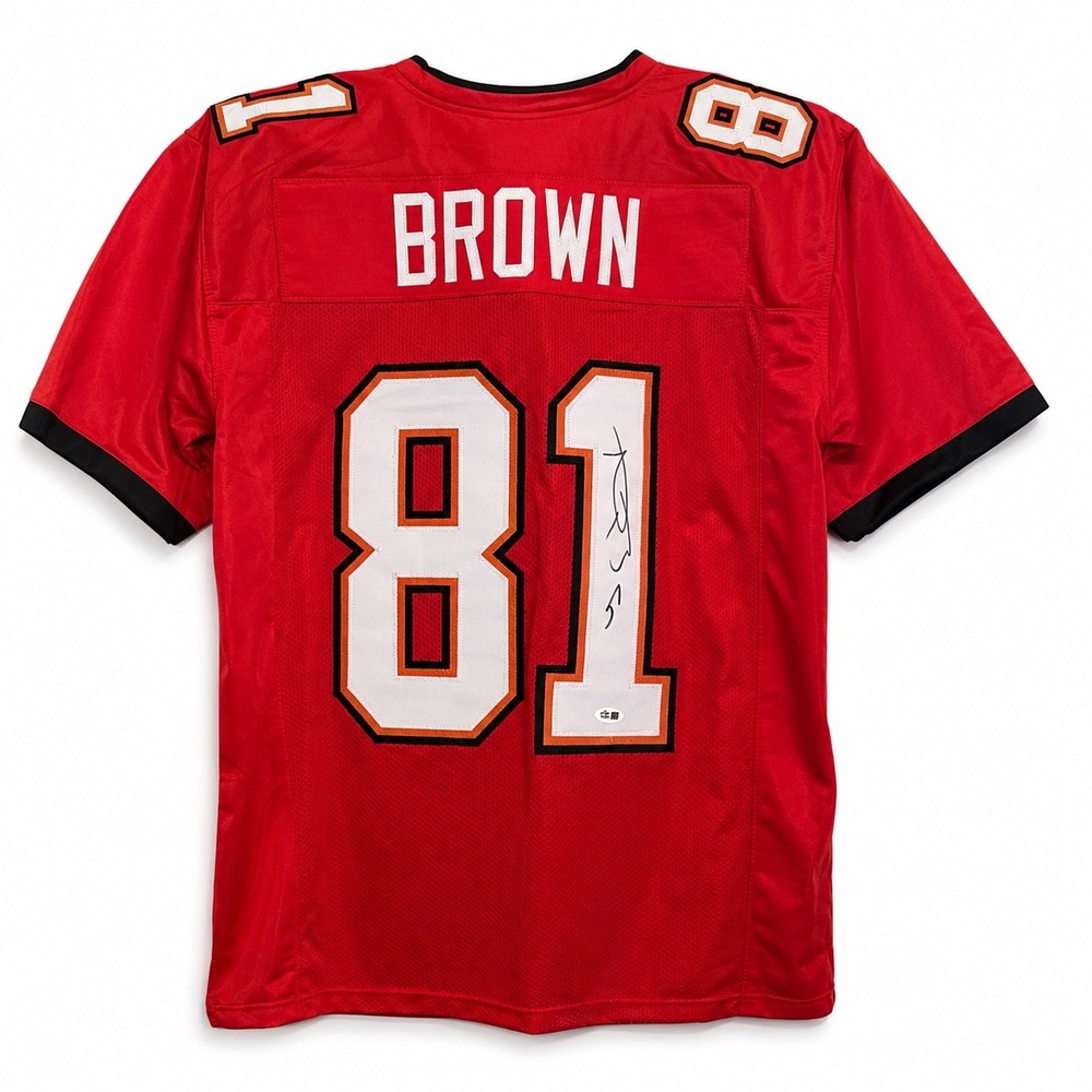 Antonio Brown Custom  #81 Autographed  Jersey LEAF Witnessed XL
